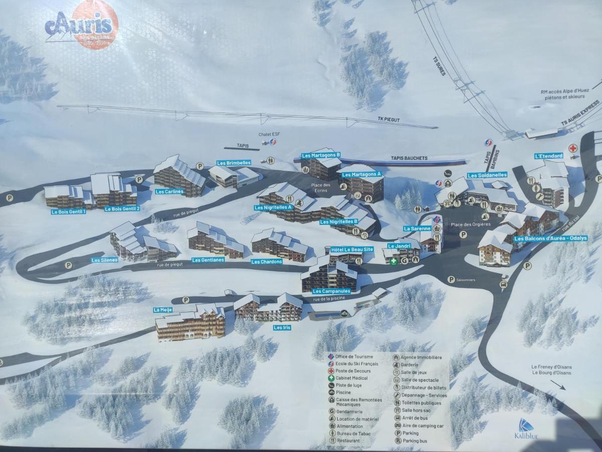 Les Iris T2 Station Alpe Huez Appartement Auris Buitenkant foto